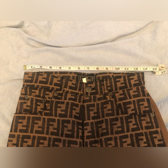 Vintage Fendi Jeans FF Zucca Monogram Pants - Picture 2 of 7